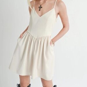 Sage The Label Lend Love Corset Flare Mini Dress Coquette Dress NWT